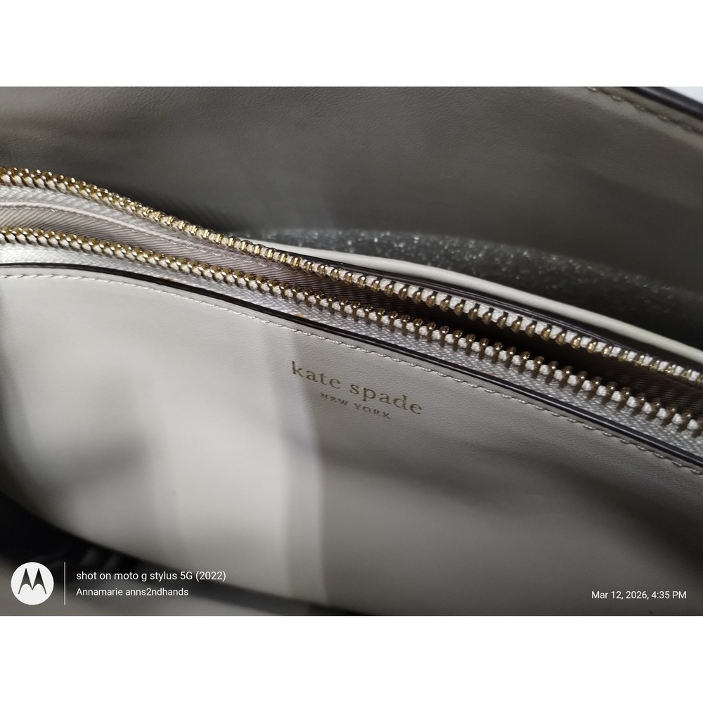 Kate Spade Voyage Medium Satchel Pale Dogwood Colorblock Leather Bag K7734 NEW - Picture 10 of 13